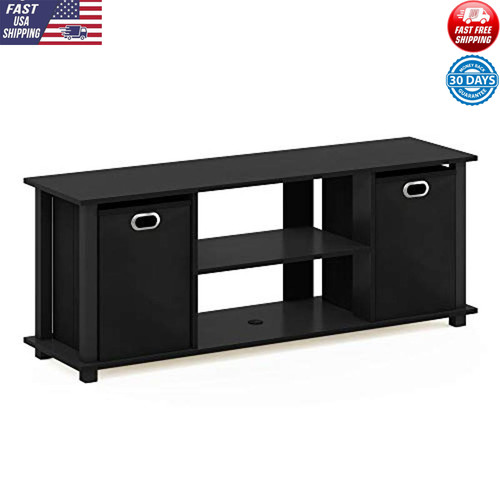 Modern black stand storage - tv,