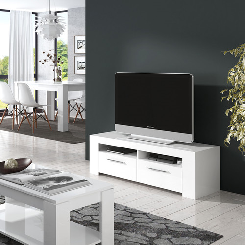 Ambit satin white stand - white,