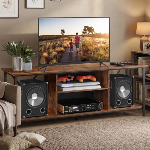 Rustic brown industrial - industrial, tv
