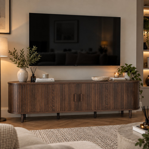 Stand walnut cabinet - tv,