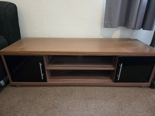 Wooden stand with doors - wooden,
