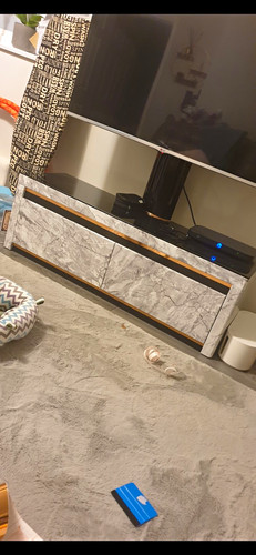 Modern grey black marbled tv - marbled,