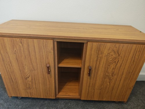 Stand with cabinets - with,