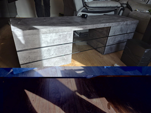 Grey rectangular free - rectangular, free-standing