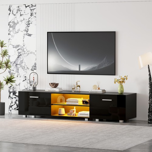 Black high gloss - gloss, stand