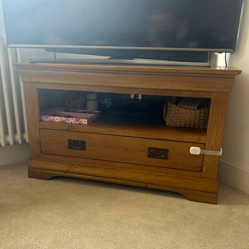 Brown wooden stand - wooden, 102cm