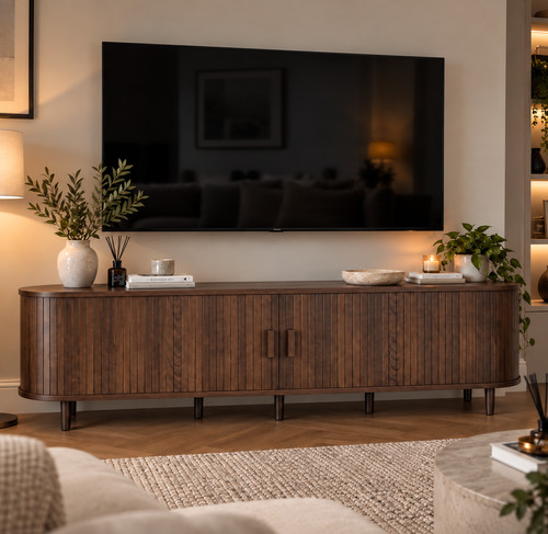 Stand walnut cabinet - tv,
