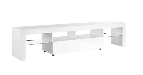 White 200cm stand gloss led - gloss,