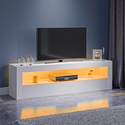 Modern 120cm white - tv, stand