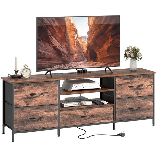 Homcom unit with charging - tv,