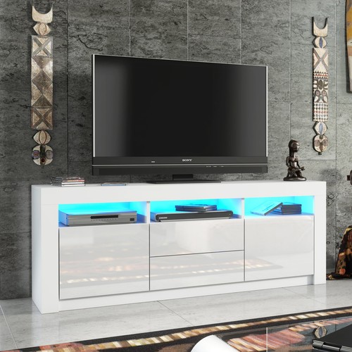 Stand 160cm matt white - tv,