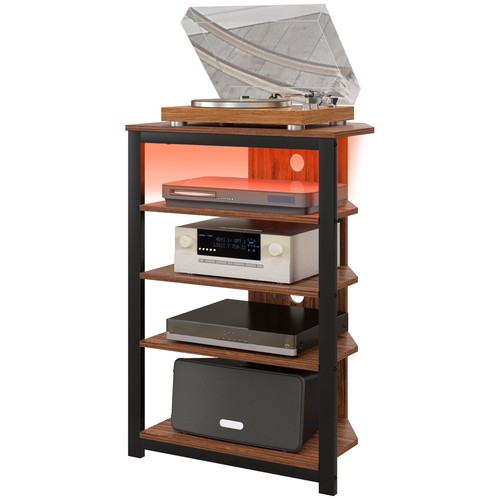 Homcom stand with lights - homcom,
