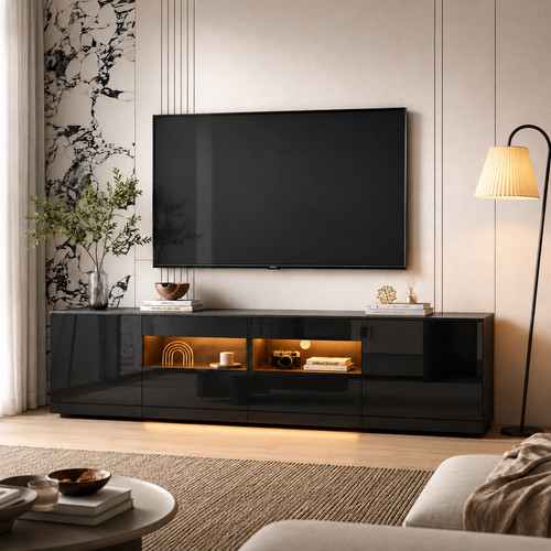 Mmt black high gloss led - high,