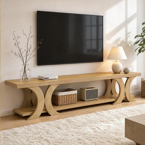 Farmhouse wooden tv - 70.87'',