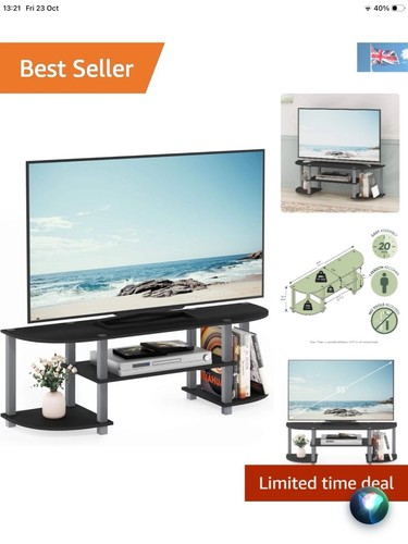 Turn tube black tier tv - turn-s-tube, 3-tier
