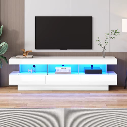 Stand cabinet high gloss tv - stand,