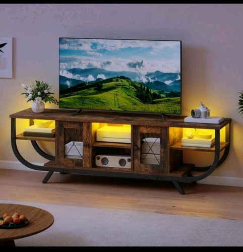Rustic brown stand unit for - brown, tv