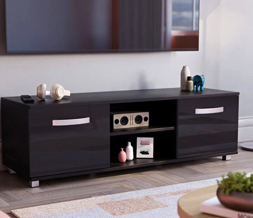 Black freestanding stand - black,